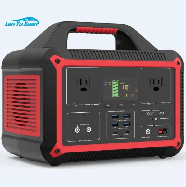 

SQC520 big capacity lithium battery high power output AC 110V portable power station generator 500W