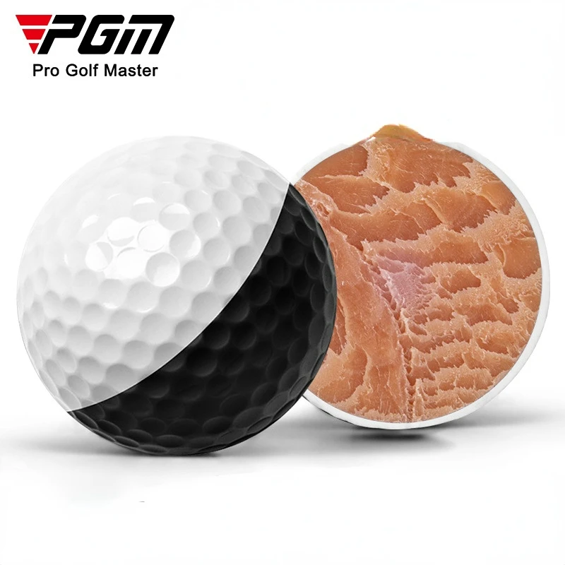 

PGM Golf Two-color Three-tier Putter Practice Game Black and White Ball Visual Rolling Direction Q026