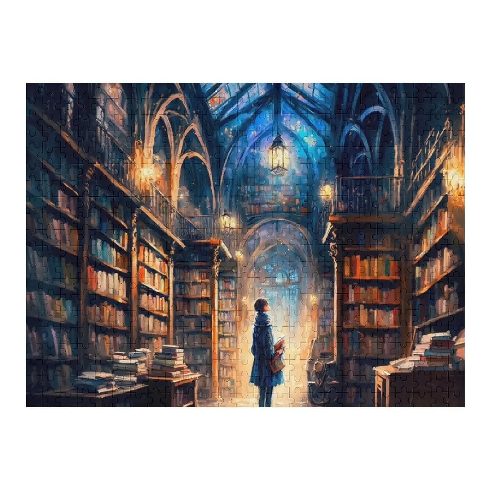 

Library of Dreams Jigsaw Puzzle Custom Photo Christmas Gifts Puzzle