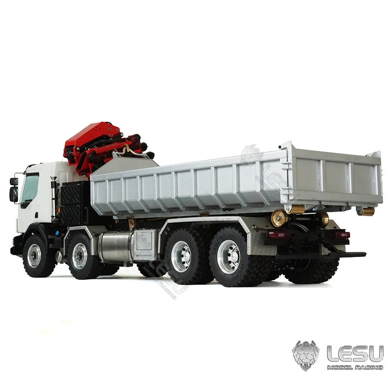 LESU RC Dump Truck 1/14 Radio Cpntrol Tipper for Remote Control Hydraulic Roll On/Off Dumper Crane Cae Th20606-Smt3 4