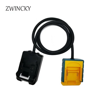 EU 플러그 배터리 연장 코드 도구, Makita, Bosch, Milwaukee, DeWalt 18v 리튬 배터리 및 도구에 적합