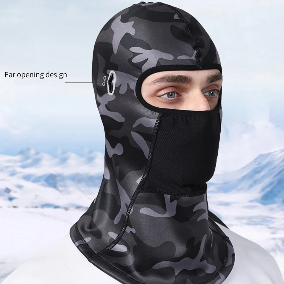 GTUBIKE Winter Climbing Hiking Fleece Thermal Keep Warm Windproof Cycling Face Balaclava Running Fishing Skiing Hat Headwear