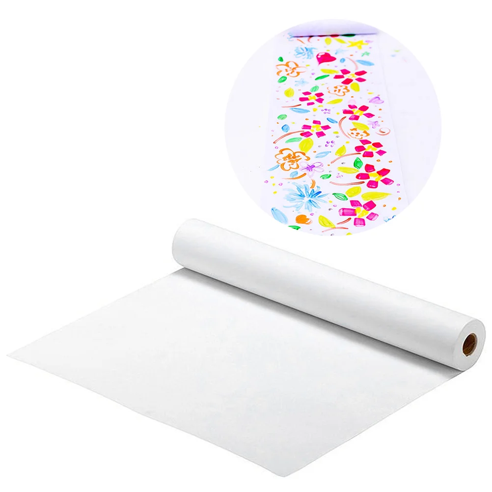 

2 Pcs Blank Sketch Paper White Easel Stand Rice Drawing Papar Child Kids Wrapping