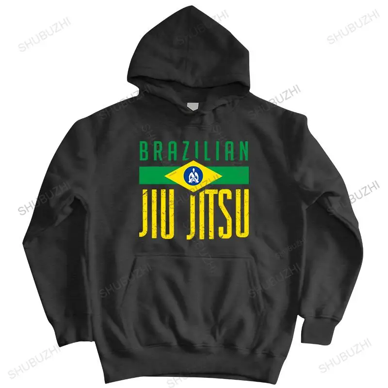 

mens loose style hoodies Fashion cotton brand hooded zipper BRAZILIAN JIU JITSU autumn sweatshirts streetwear printed hoody