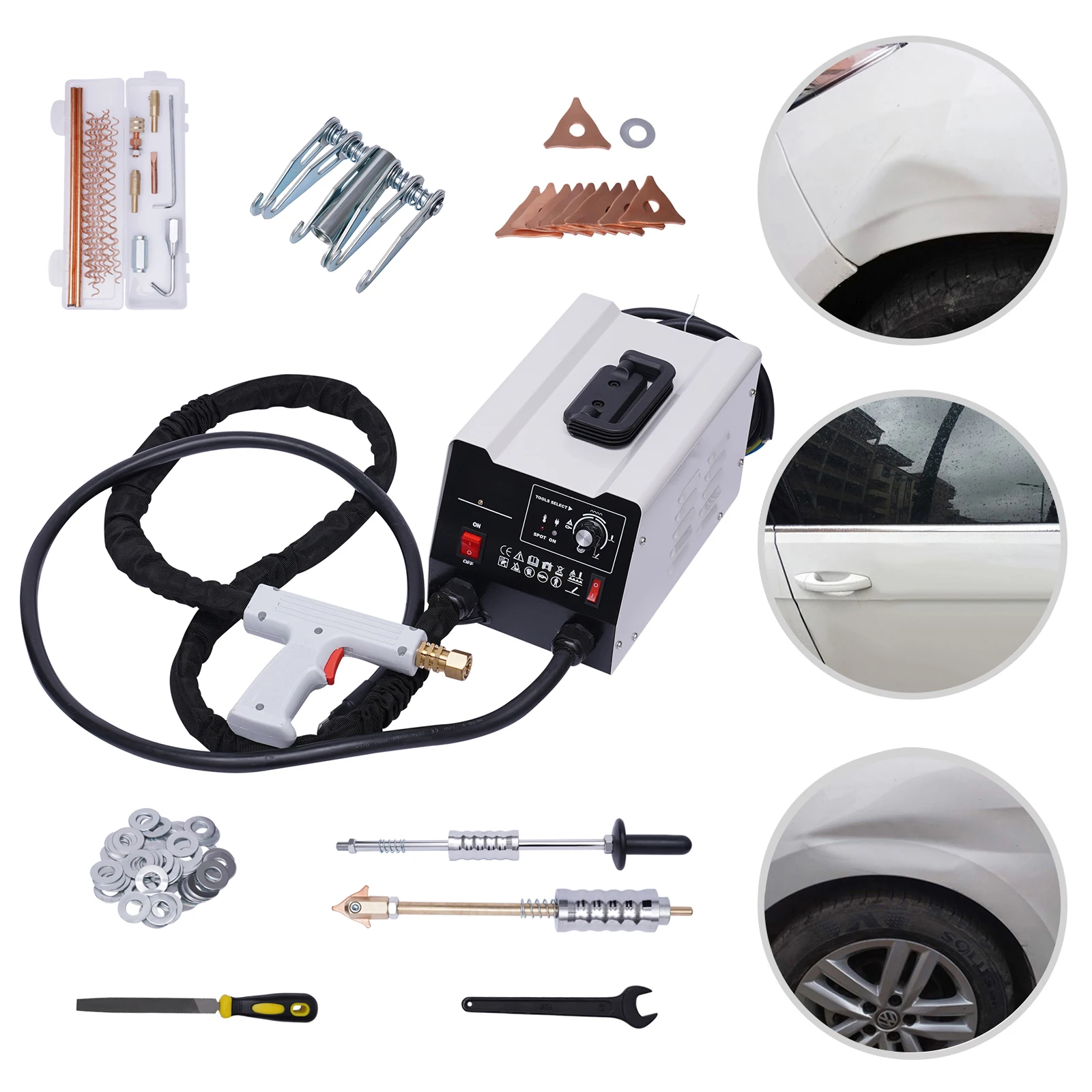 Dellenreparaturmaschine 3500Amp 3KW 220V Karosserie-Dellenreparaturgerät, Punktschweißmaschine für Karosseriereparatur – Detail 8
