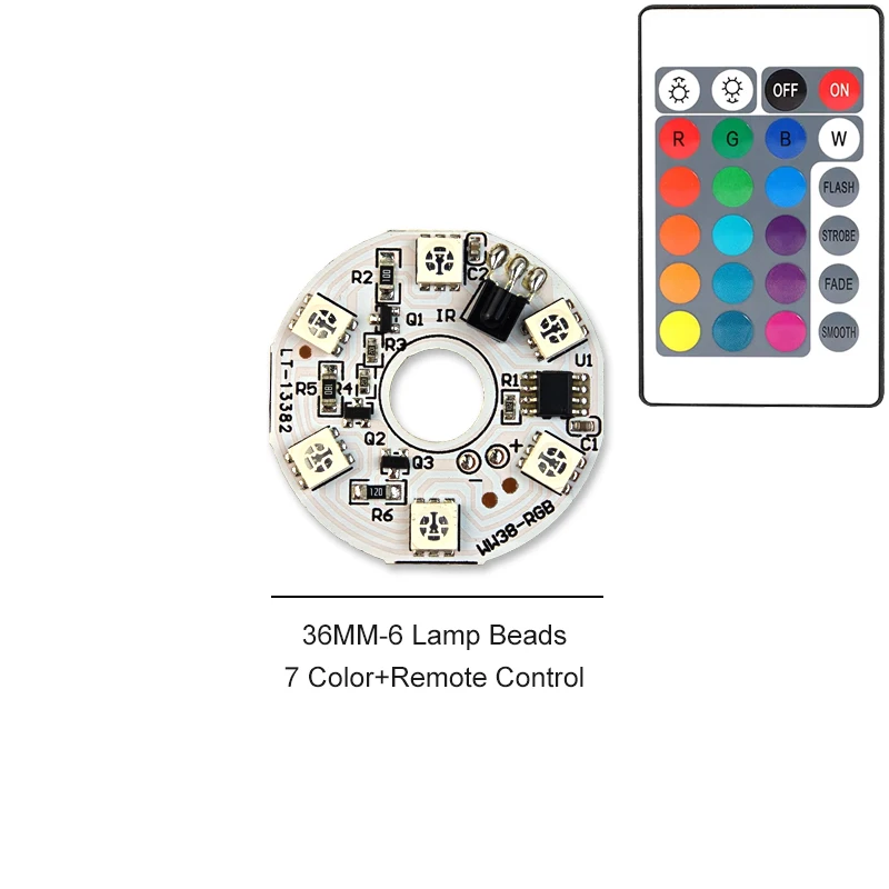 ตัวเลือกสินค้า แผง LED ปรับแสงได้ 3000K-6000K 3W 5V 30+ ดวง