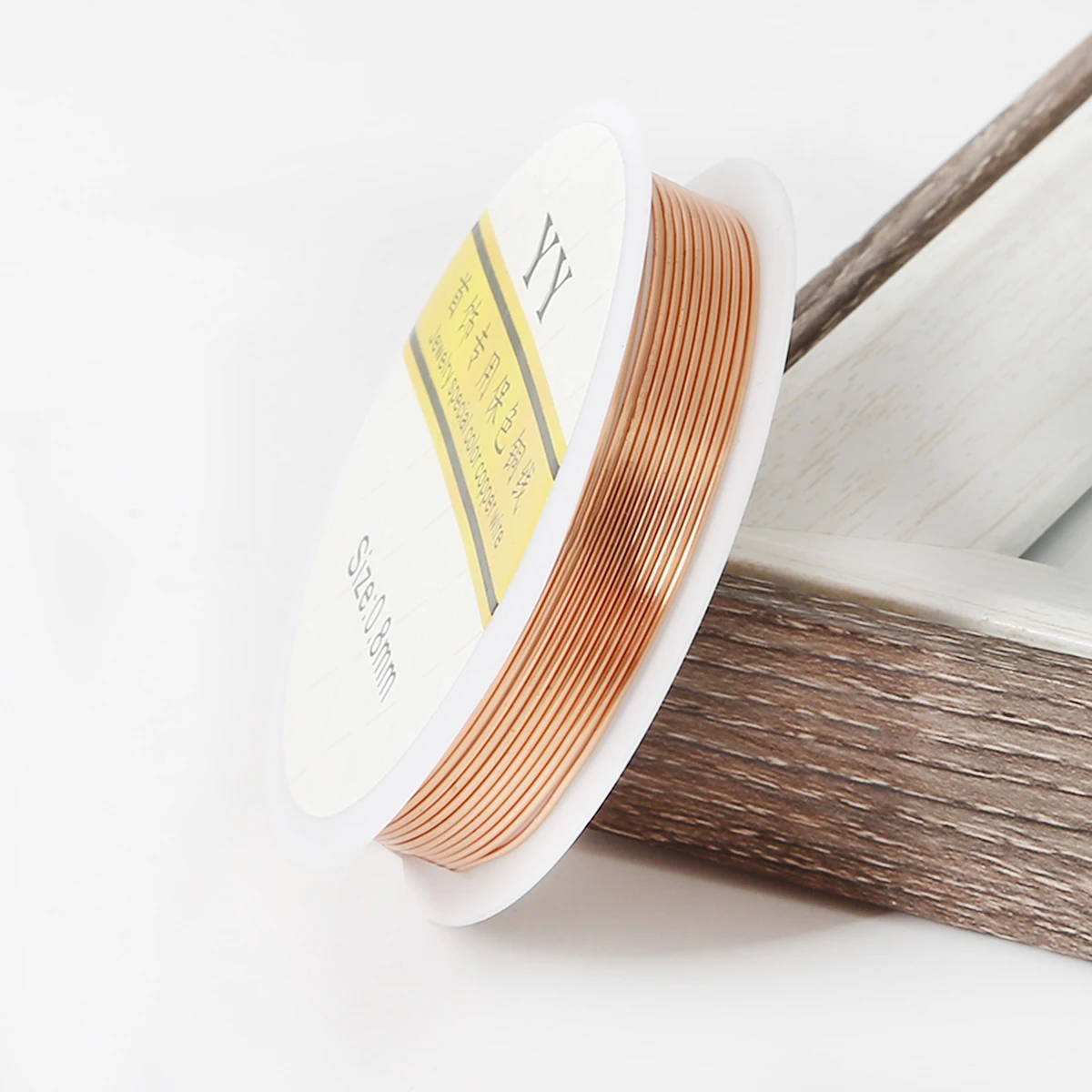 Premium Pure Copper Wire - Long-Lasting Color, Anti-Corrosion, High Flexibility for Jewelry Crafting and Beading