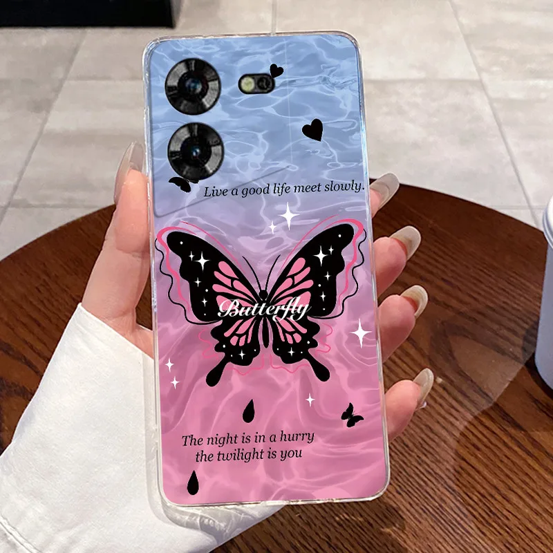 Aesthetic Cute Cat Soft Transparent Silicone Phone Case