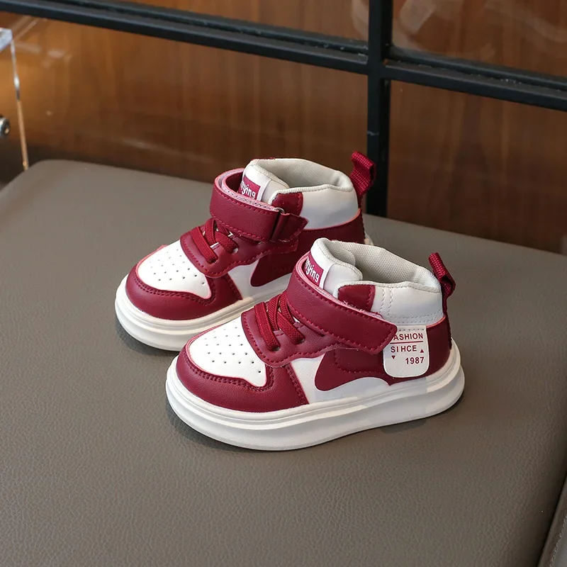 2024 Autumn Winter New Children Fashion Sneakers for Girls Boy Fashion Korean Style Soft Bottom Anti-slippey Baby Versatile Shoe