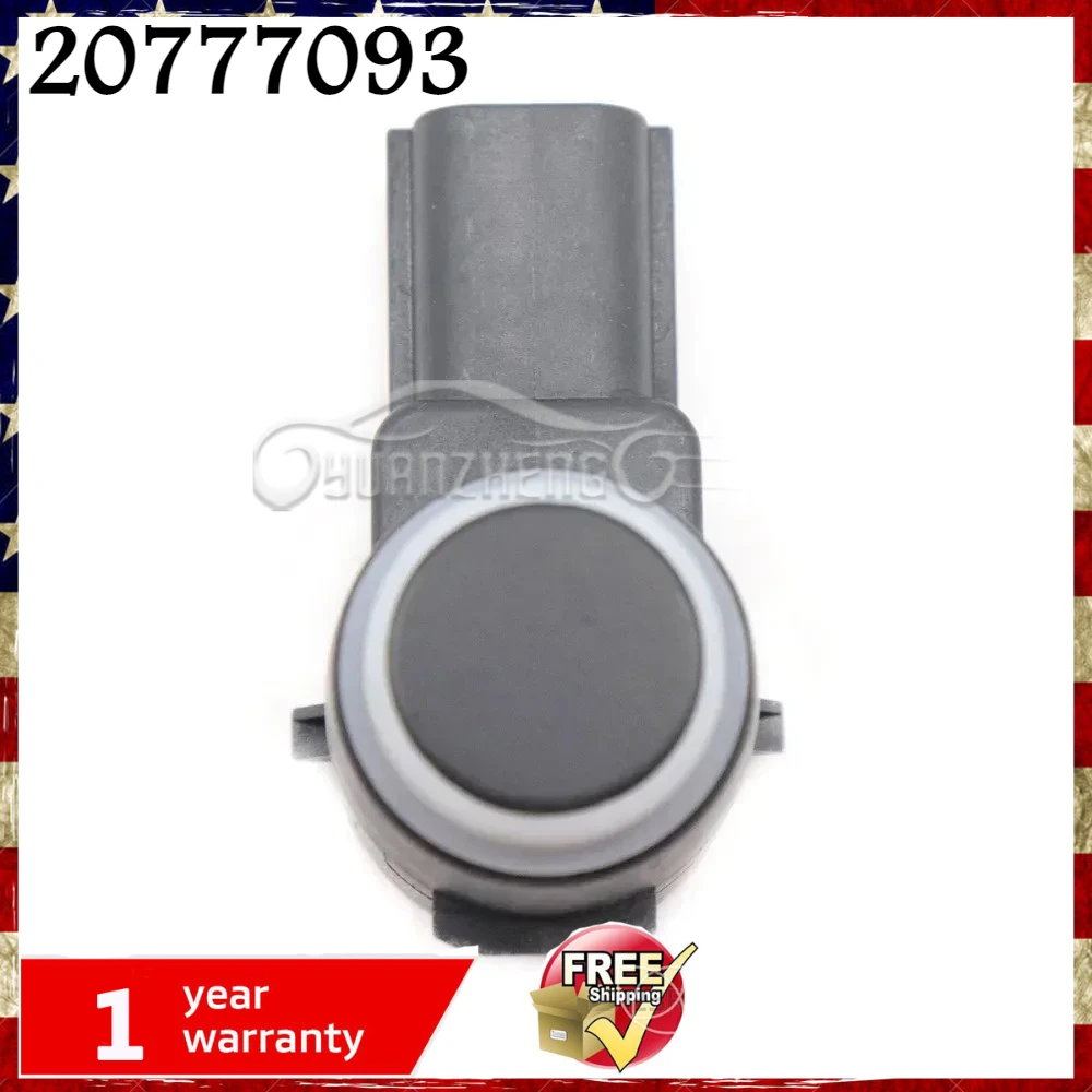 20777093 PDC 주차 범퍼 반전 레이더 센서 4PCS 캐딜락 CTS Verano ELR SRX Equinox Volt 20914917 블랙