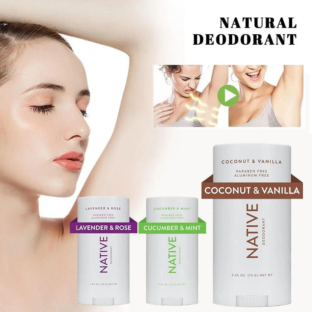 Anti Odor body Deodorant Natural Underarm Deodorant Stick Refreshing Application Antiperspirant Cream Portable Healthy Gifts