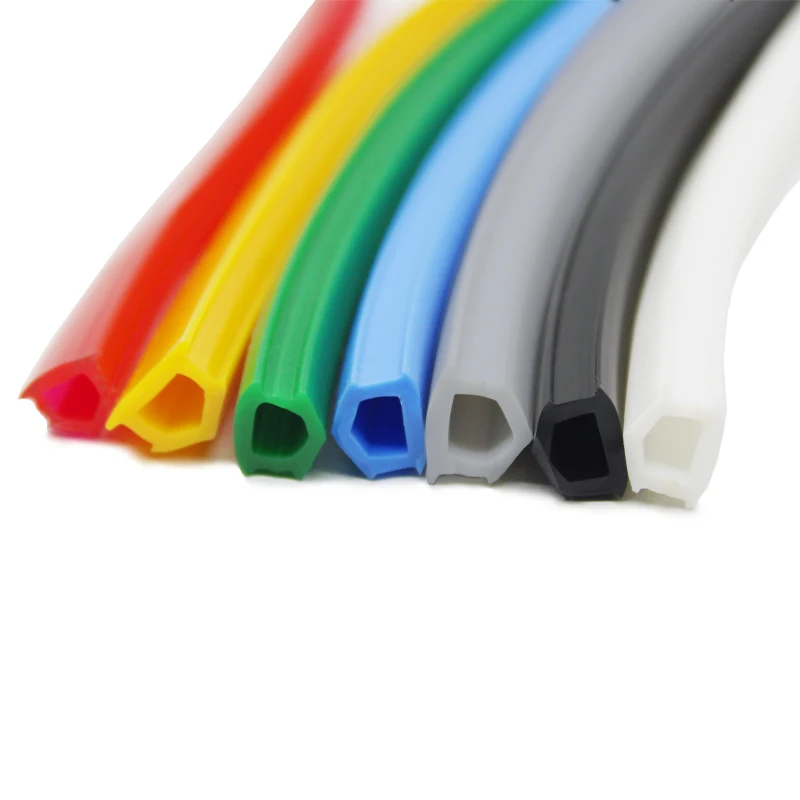 Aluminum Profile Aluminum Profile Accessories 1meter 20/30/40/50 Series M6 M8 M10 Flat Seal 6mm/8mm/10mm for Aluminum Profile Soft Slot Cover/ Panel Holder C-Beam Machine