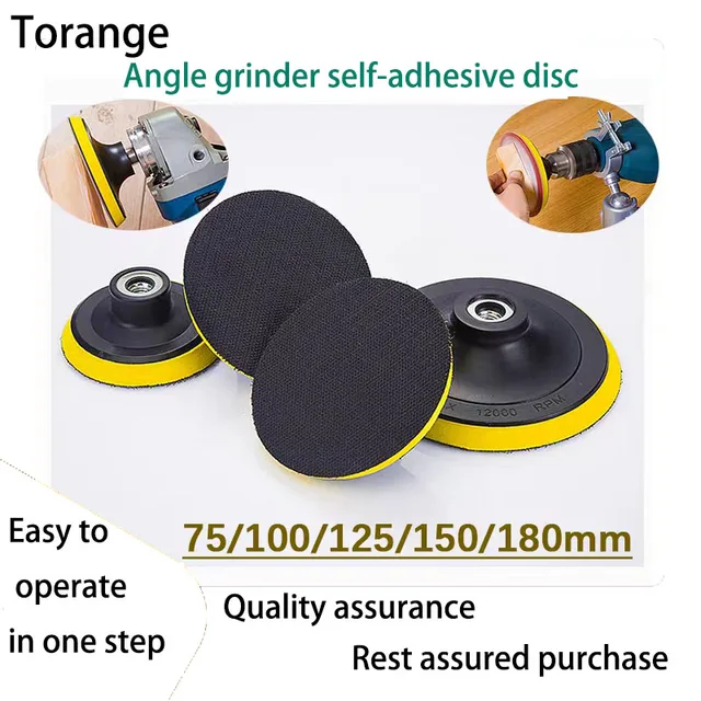 Angle grinder self-adhesive disc Woodworking polishing Water grind flocking sandpaper sheet Hand grinder Grinder Grinder Grinder