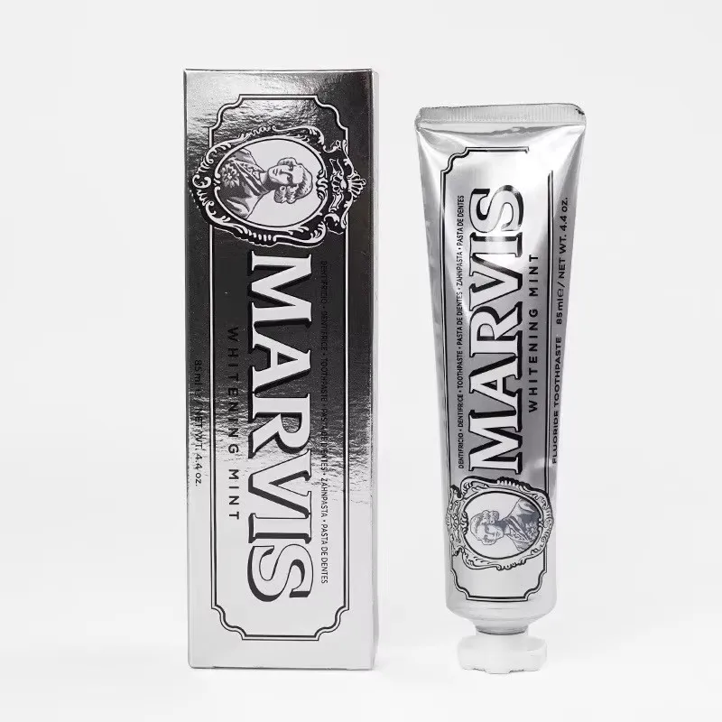 Teeth Whitening Product Marvis Toothpaste Whitening Mint Freshen Breath Italy Original Remove Smoke Stains 85ml