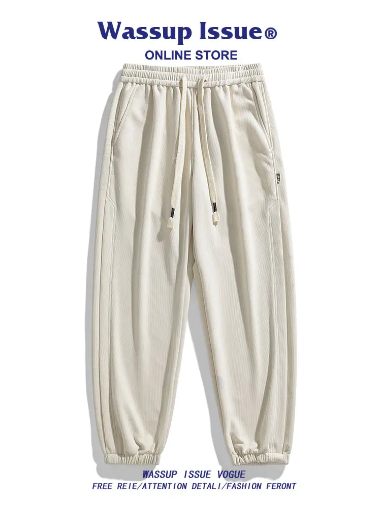 

WASSUP ISSUE Spring And Autumn Wide Leg Casual Pants