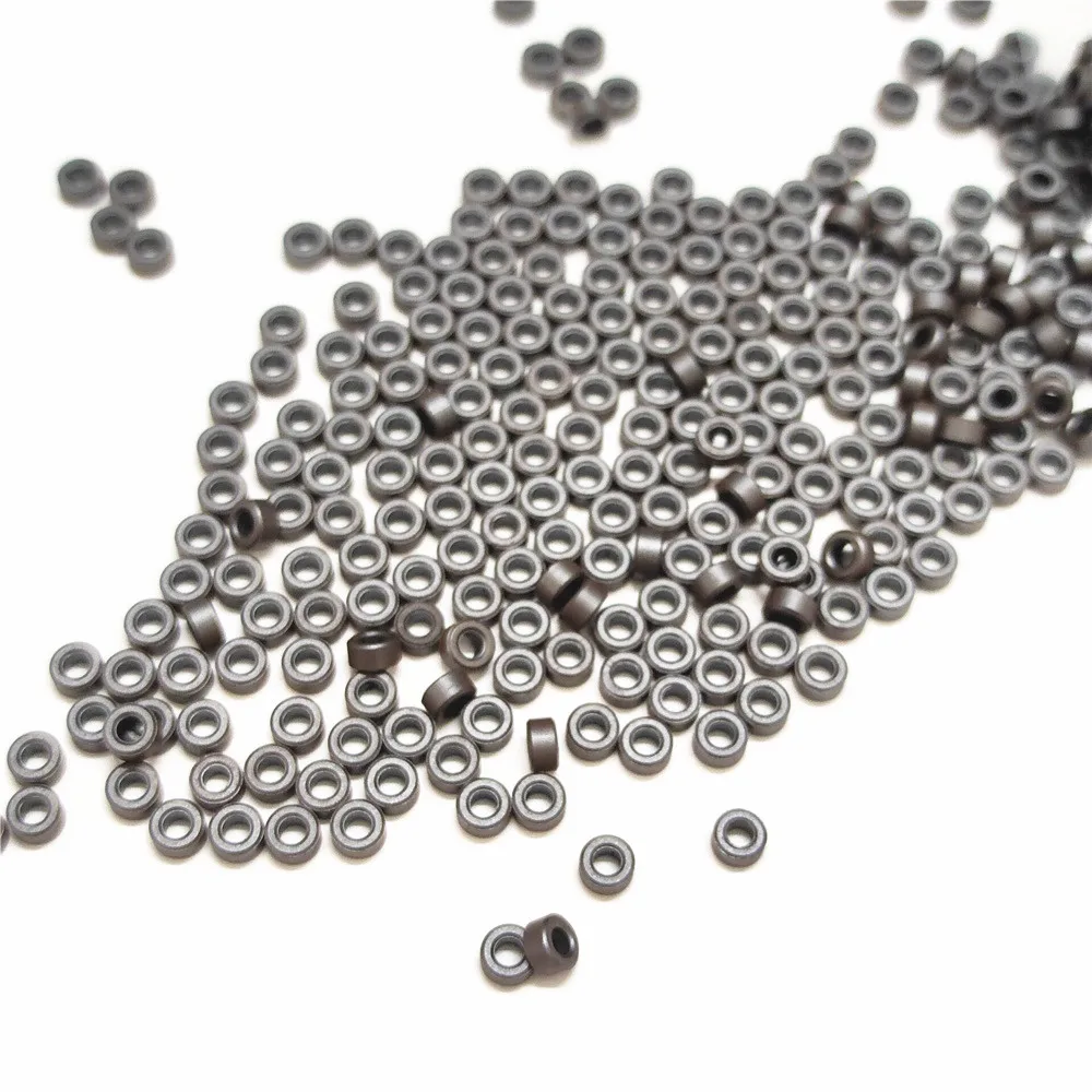 Ferrite Filter Core 100pcs Small Ferrite 4*2*2mm Anti-interference Inductor Cores EMI Filter Ring Nickel Zinc through Flux 4x2x2 mm