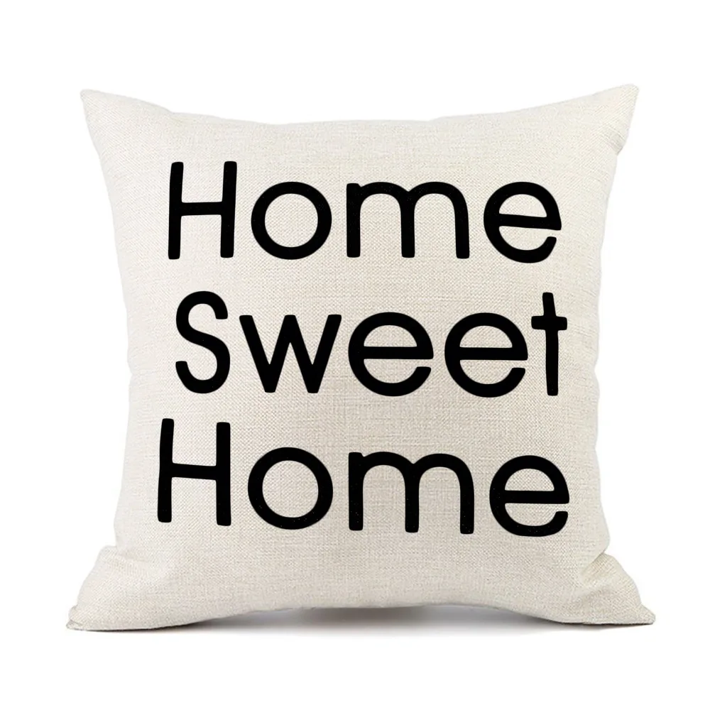

Наволочка для подушки «Home Sweet Home», 45x45 см