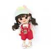 Ob11 Doll Monster Clothes Hat Overalls Dolls Short-Sleeved T-Shirt Doll Dinosaur Suit Accessories For Obitsu11, Ymy, Pd9 1/12bjd 3