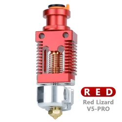 Red Lizard V5 Pro V6 Hotend Assembled Bi-Metal HeatBreak Copper Hotend for Ender 3 Ender-3 V2 CR10 CR10S 3D Printer Parts