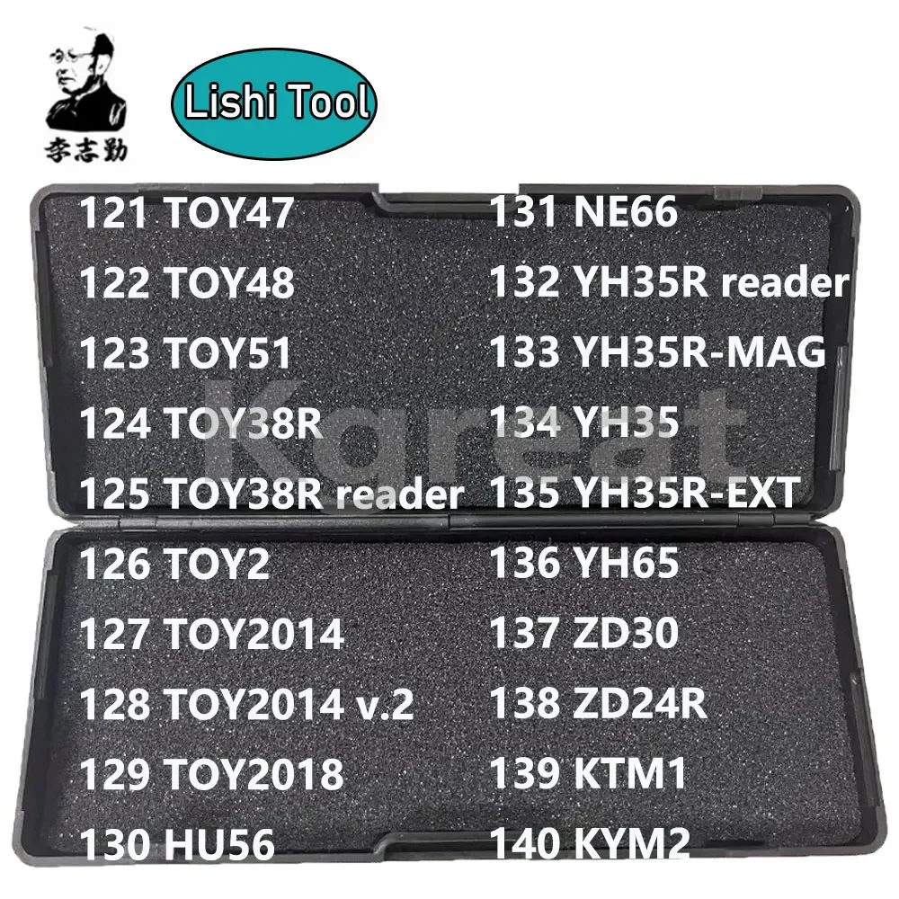 Hot Lishi Tool Lishi Tool 2 in1 J6 J7 SIP16 HU36 NEW SW5.7(2) YA4R Y13 for Qirui Changan JAC02 for Yamaha Baojun KIA1R KIA3R Locksmith Tools