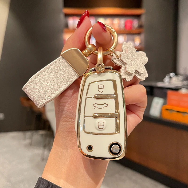Tpu Car Key Case Cover Per Audi A3 8L 8P A4 B6 B7 B8 A6 A8 C5 C6 4F Rs3 Q3 Q7 Tt 8L 8V S3 A1 Q2 Tts R8 S3 S6 Rs3 Rs6 4F Q5 Q8