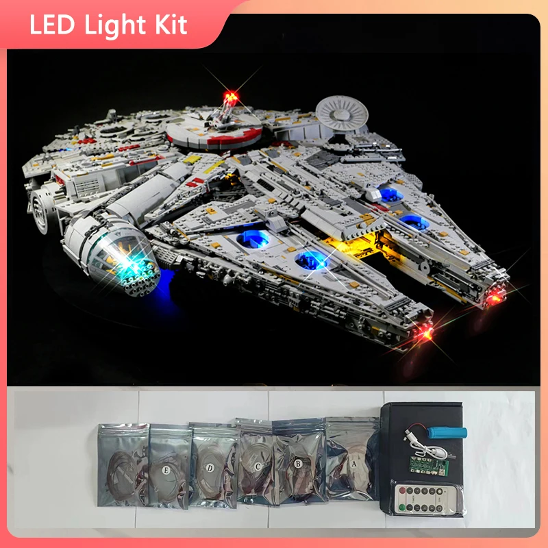 LED Light Set For 75192 Millennium Falcon compatible 81085 (Only