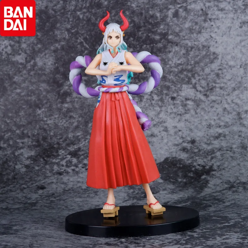 

One Piece Anime Figure Cartoon Kids Toys Yamato Figures Wano Country Luffy Sanji White Beard Ornament Peripherals Action Hobbies