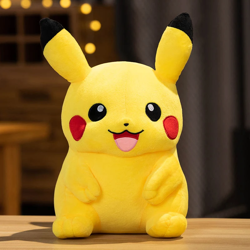Big Size Pikachu Plushies Doll Anime Pokemon Kawaii Large Pikachu Stuffed Plush Toys Soft HQ Fill Christmas Gifts For Children