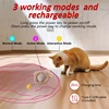 Interactive Cat Toys Ball Cover Set Fast Rolling in Pouch Hide and Seek Kitten Toy Motion Activated Interactive Cat Toy Indoor 5
