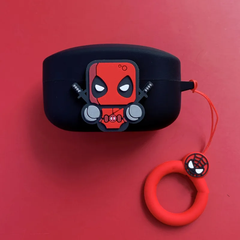 Powerful Deadpool Earphone Case For Sony WF1000XM4 XM5 With Keychain Easy Carry