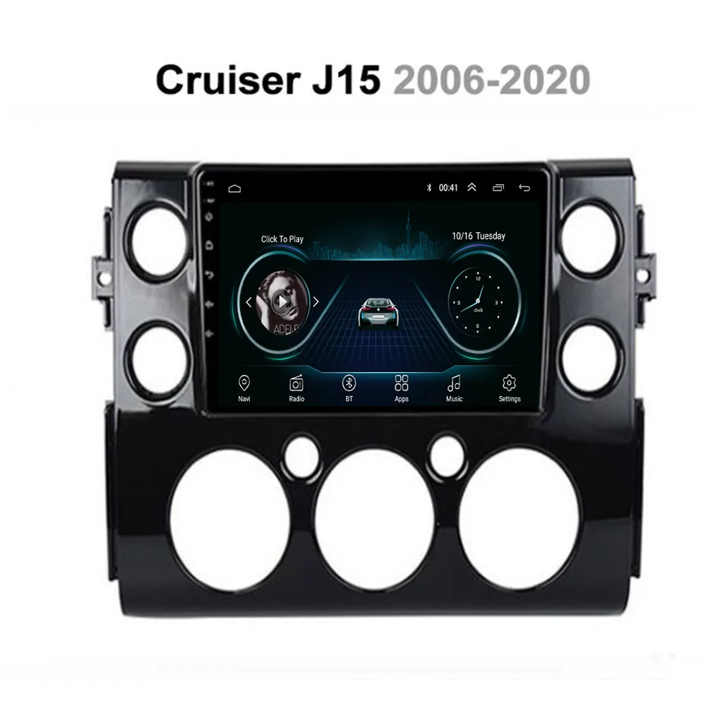 

Автомагнитола IPS 8 + 256G 4G LTE DSP Android 12, мультимедийный плеер для Toyota FJ Cruiser J15 2006 2007 2008-2020, GPS-навигация