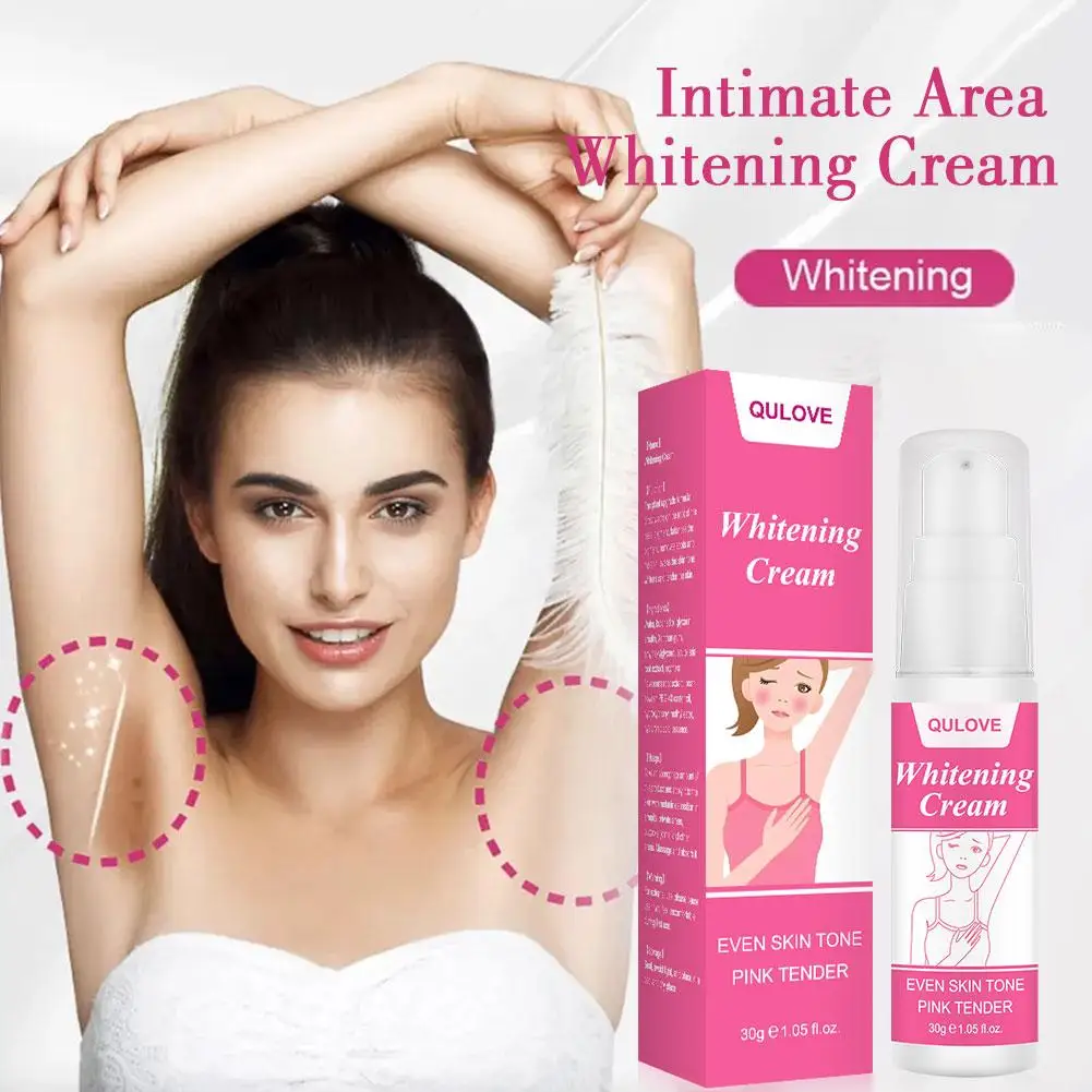

Intimate Area Whitening Cream Pink Body Essence Lighten Brightening Care Repair Private Thighs Inner Hips Part Underarms G6J8