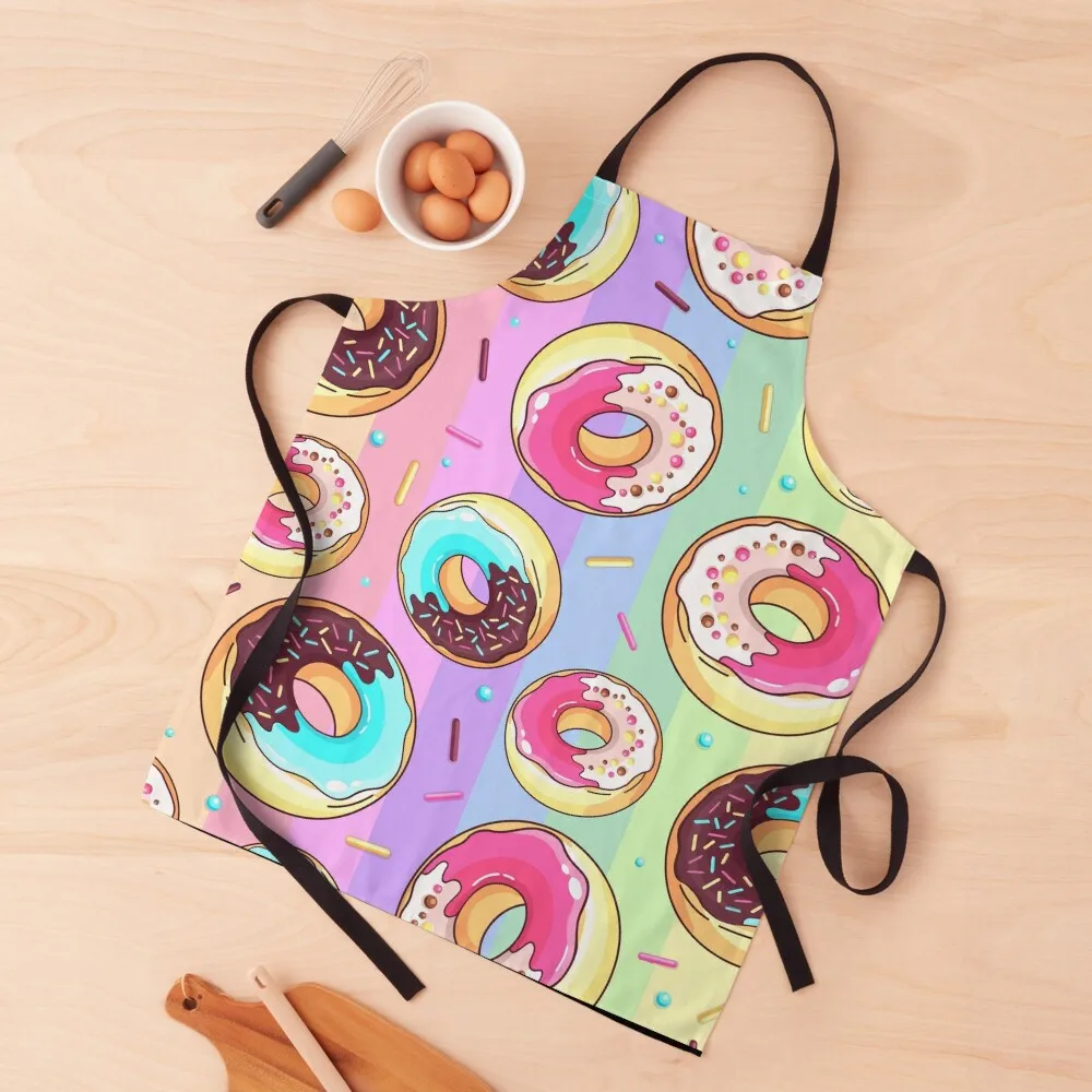 

Mmmm Doughnuts Apron japanese woman For Girl Apron
