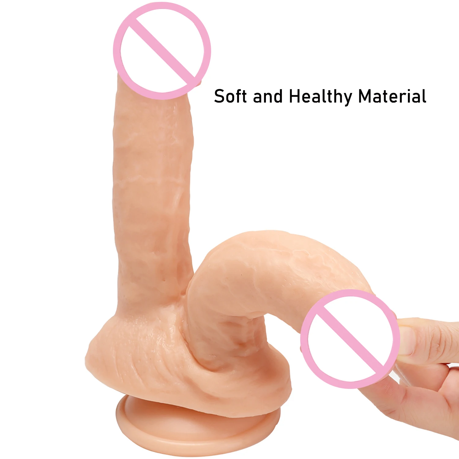 Huge Double Dildos Double Penetration Vagina and Anus Soft Penis Realistic Dick Sex Toys Phallus Headed Dildo for Women sex toys