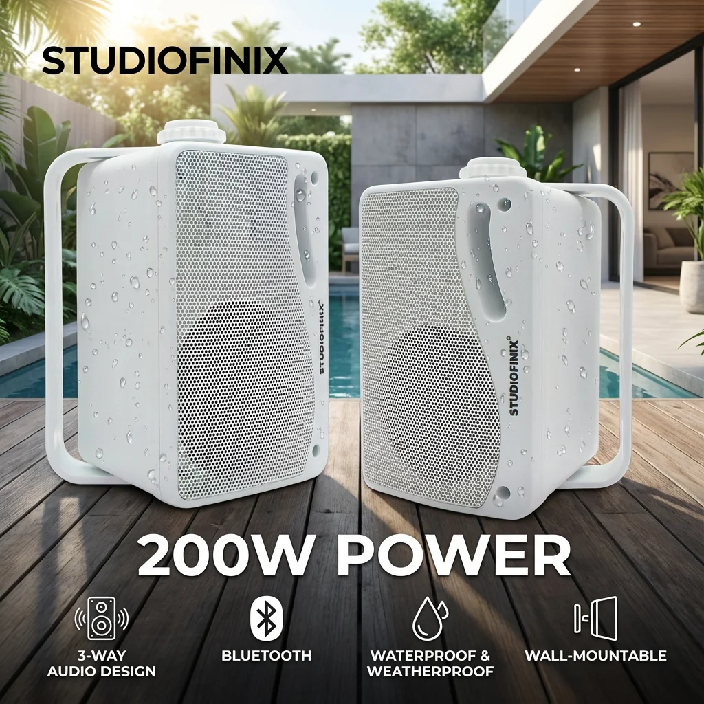 3.5 Inch Outdoor Speaker with Bluetooth 1