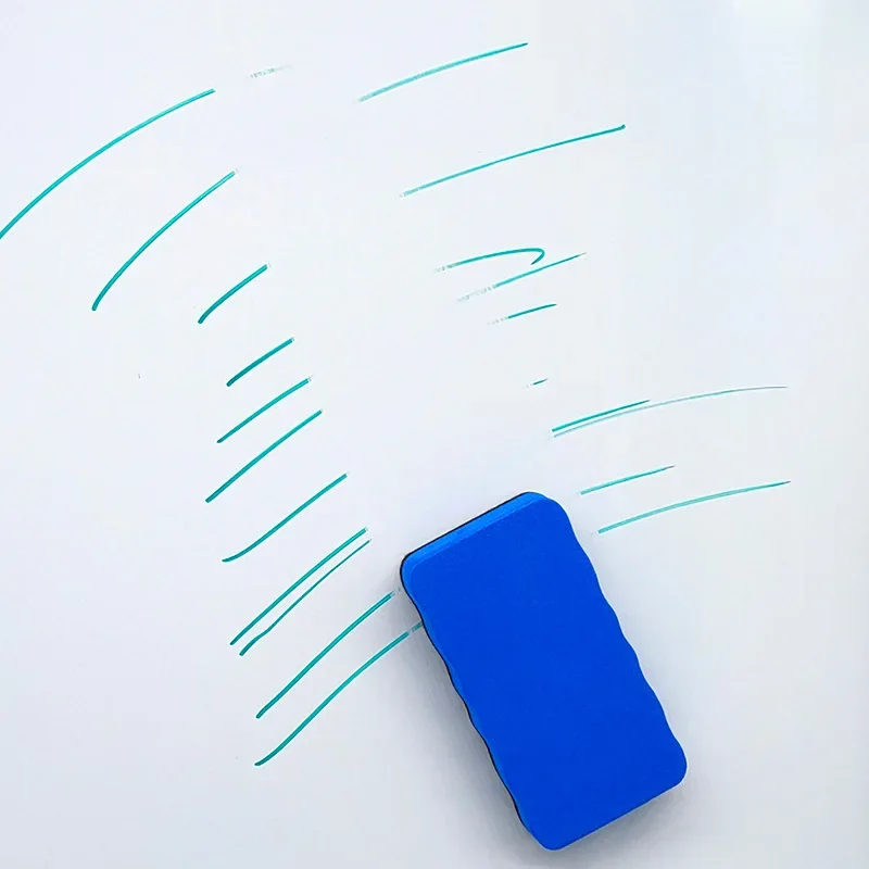 2/4Pcs Large Size Magnetic Whiteboard Eraser EVA Felt cloth Classroom Magnetic Black Board Brush Wipe School Office Supplies
