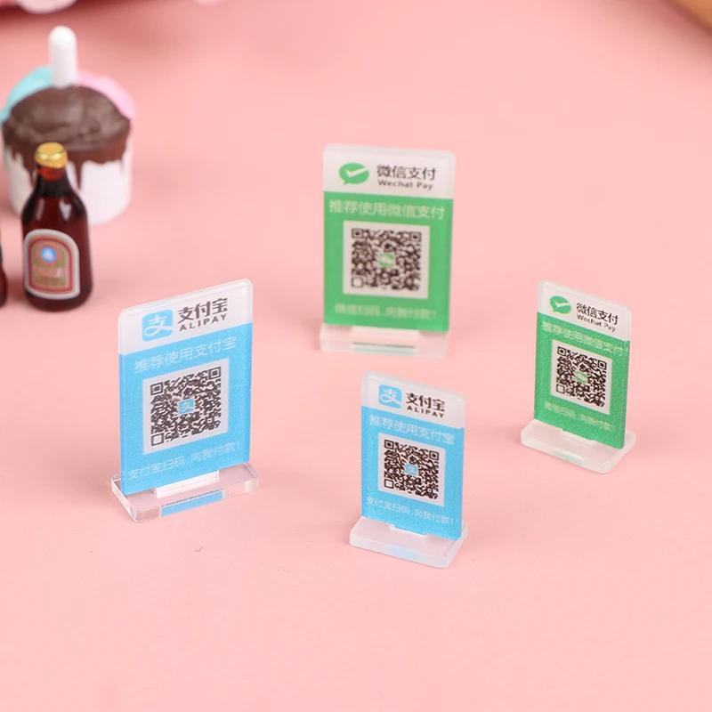 S/L 1:12 миниатюрный домик для кукольного домика модель QR-кода мини-QR-код
