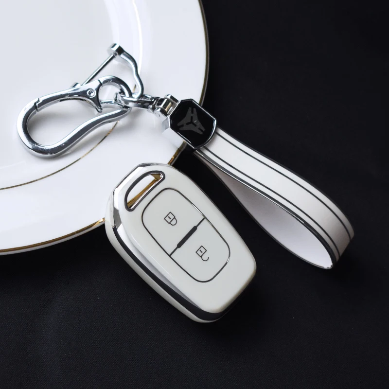 TOOMUME Coque Clé TPU Brillant, Etui Clé Étui Clé Adapté Pour Renault Scenic 4 Megane 4 Clio 5 Espace 5 Kadjar Captur Arkana Aus