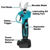 30MM Cordless Brushless Electric Pruning Shear Tree Bonsai Pruner Branches Cutter Power Tool For Makita 18V Battery(No Battery) 5