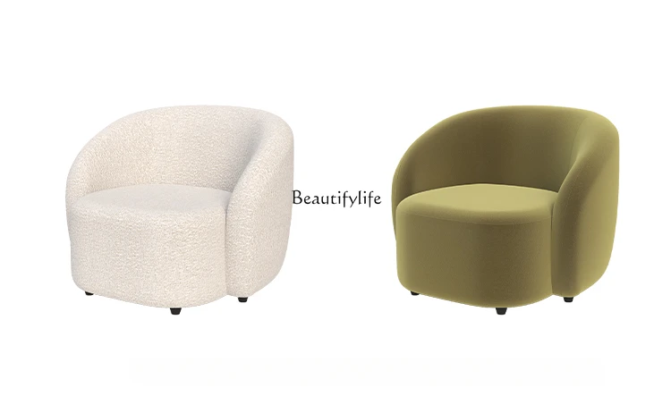 

Nordic Simple Single Sofa Ins Style Sofa Korean Small Sofa Designer Chair