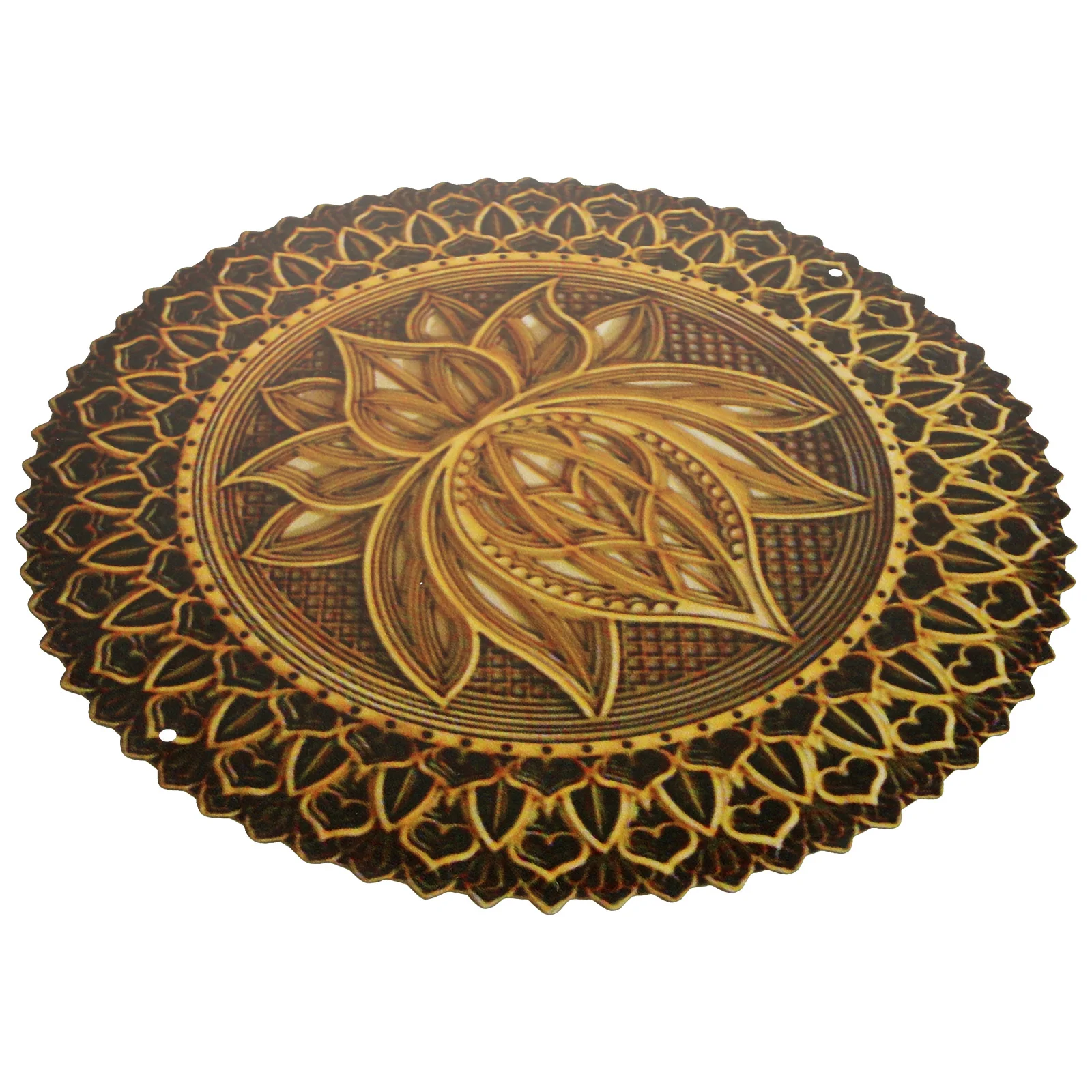 

Metal Mandala Pattern Wall Decor Metal Circle Mandala Sculpture Decoration