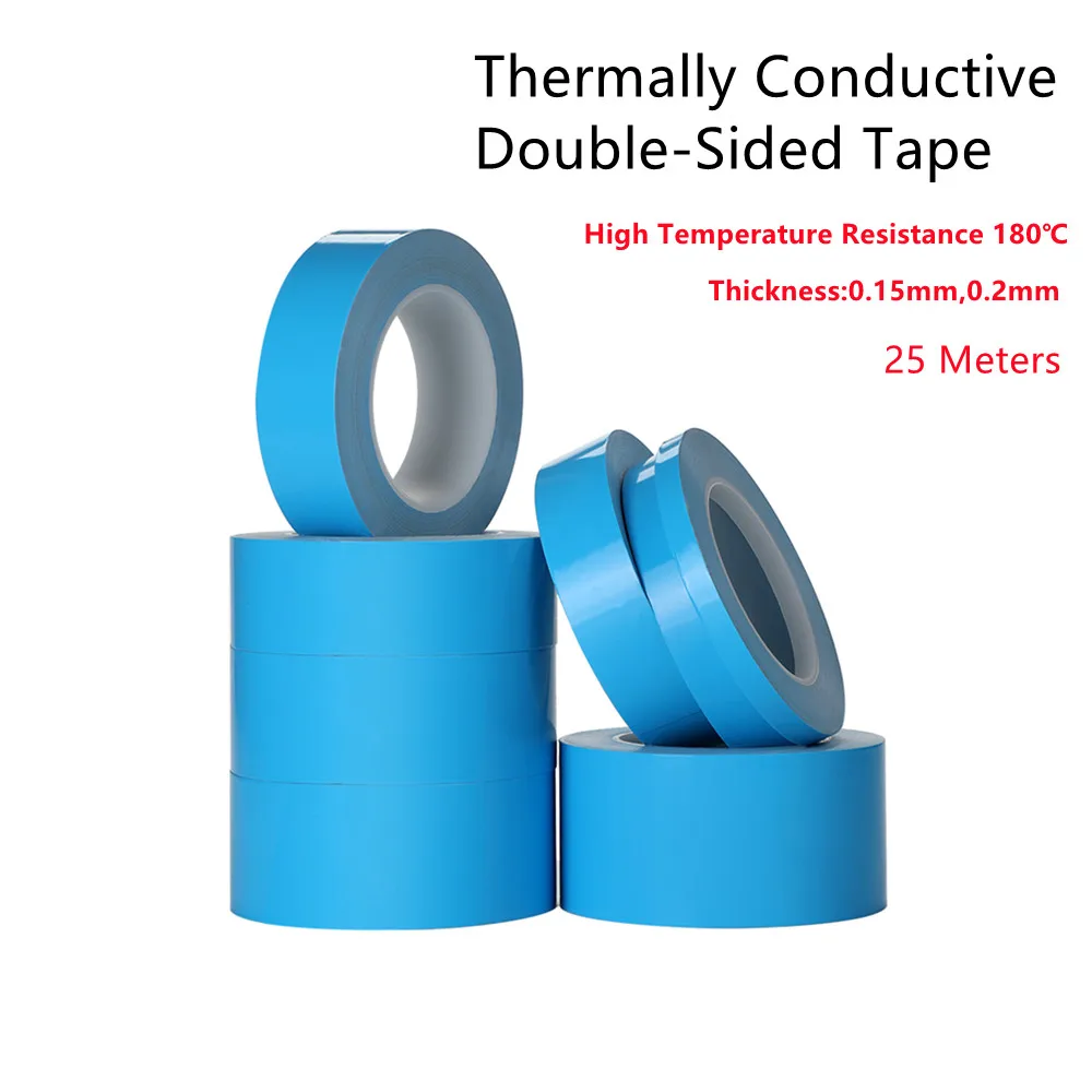 25 Meter/Roll Transfer Heat Tape Double Sided Thermal Conductive