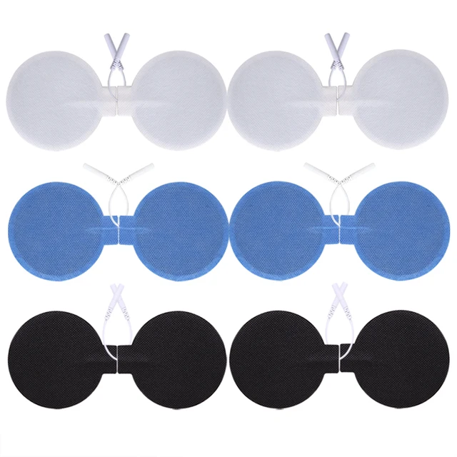 Non-woven  8.5cm Round Electrode Pads For Tens  Reusable Massage Sticker Health EMS Muscle Stimulator Acupuncture Massager 4
