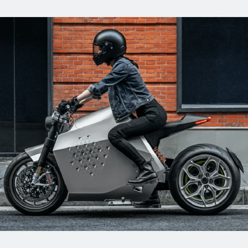 Highend Luxury Electric Motorcycle Top Speed 200km/h Lithium Battery