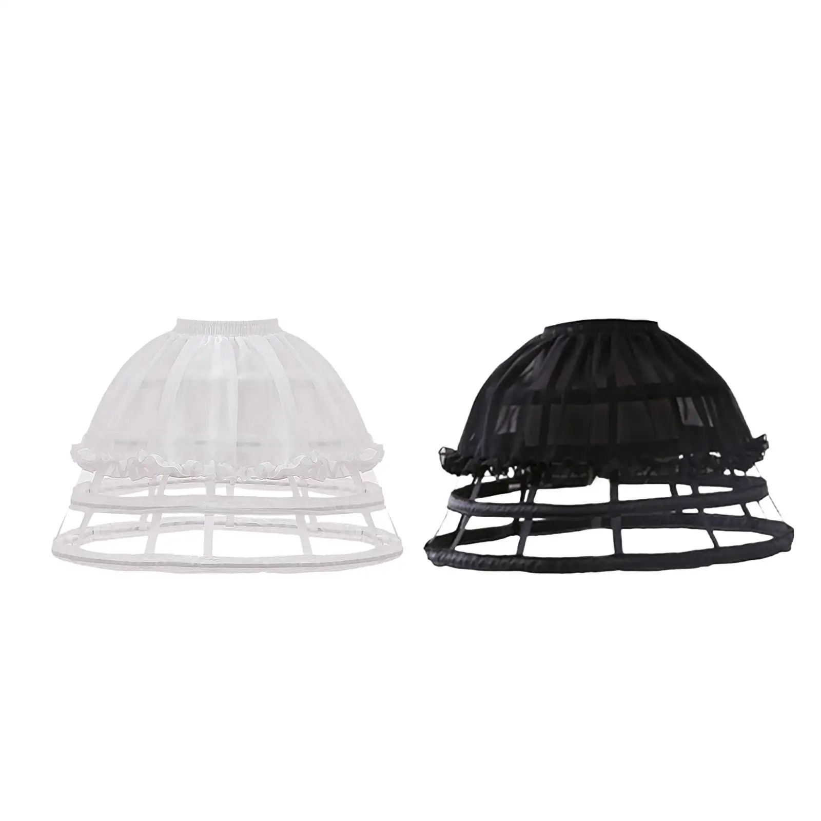 Hoop Skirt Petticoat Lolita Hollow Lotus Bird Cage Cosplay Dress Crinoline Underskirt Hoop Skirt Victorian Wedding petticoat skirt,lolita petticoat,wedding petticoat