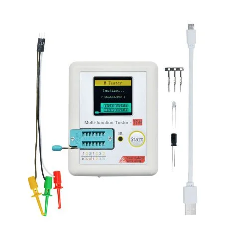 LCR-TC1 LCR-T7 Transistor Tester Multimeter Colorful Display TFT For Diode Triode MOS/PNP/NPN Capacitor Resistor Transistor digital multimeter transistor tester multimeter tester