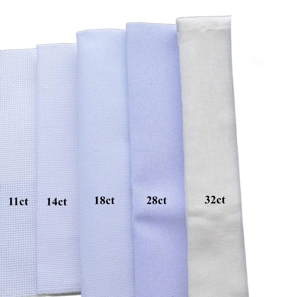 M evenweave 28CT 28ST /25CT 22CT 14CT 16CT 18CT cross stitch canvas