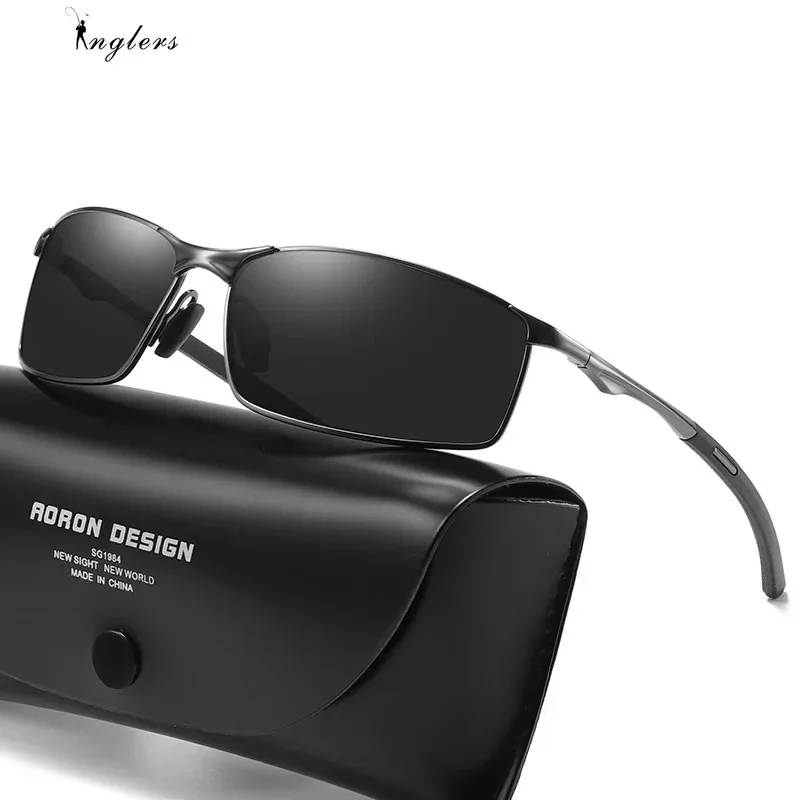 Polarized Sunglasses 1PC Polarized Fishing Sunglasses Mens/Women Driving Mirror Sun Glasses Metal Frame Goggles UV400 Anti-Glare Sunglasses