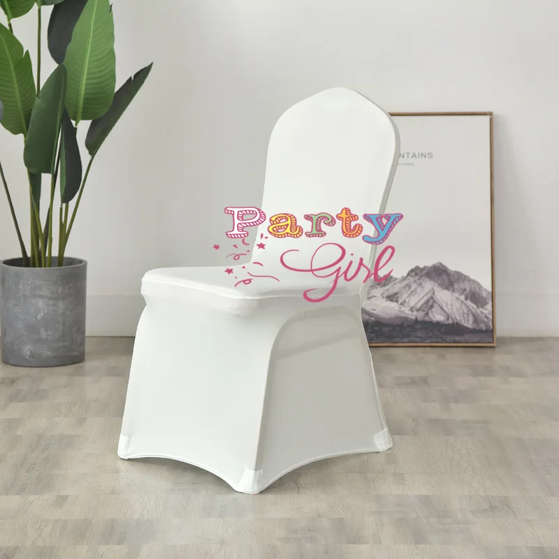 Spandex Folding Chair Cover para a decoração do casamento, Lycra, Birthday  Party, Show, Hotel, Banquete - AliExpress