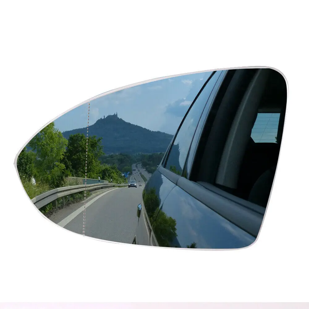 

Подходит для VW Golf MK7 12-19 зеркальное стекло с правой/левой стороны водителя и подогревом белого цвета